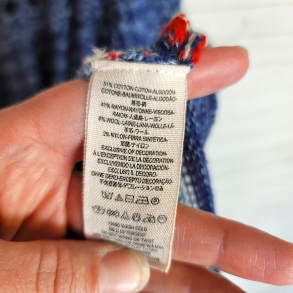 FREE PEOPLE RARE HEARTS SLEEVELESS TUNIC, SZ LARGE - Picture 12 of 14